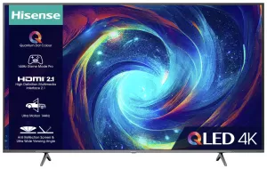 Image of Hisense 65" 65E7KQTUK PRO Smart 4K Ultra HD QLED TV