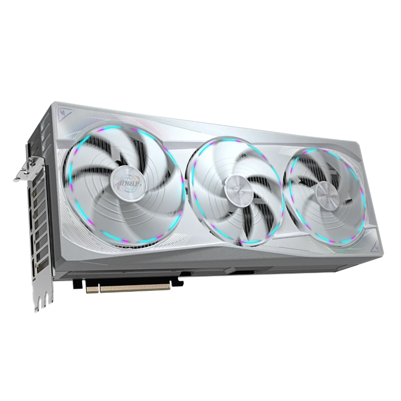Image of Gigabyte AORUS GeForce RTX 5090 MASTER ICE 32G GDDR7 Graphics Card - White - GV-N5090AORUSM ICE-32GD