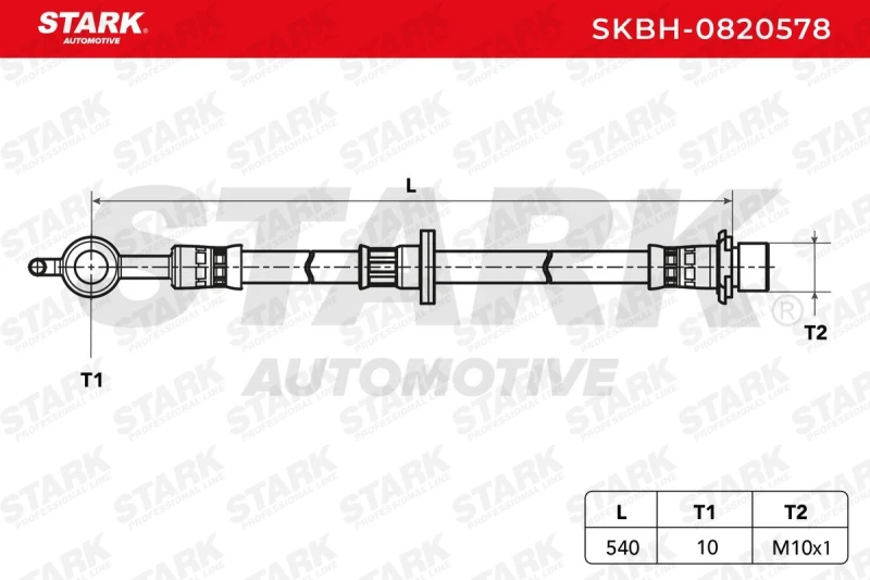Image of STARK Brake hose STARK SKBH-0820578