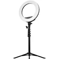 Image of Streamplify LIGHT 14" Ring Light, 100 - 240V, White LED - Black