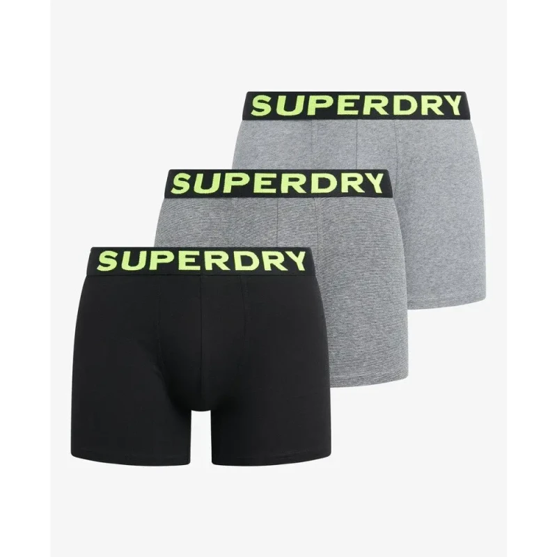Image of Superdry Underpants Superdry (x3) Gris Male XL