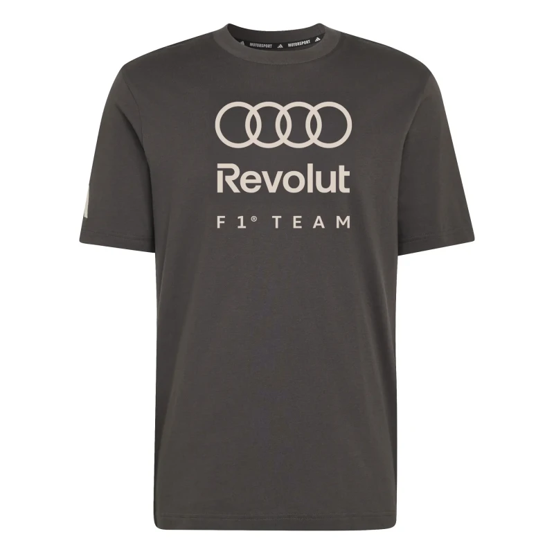 Image of Adidas Audi T-Shirt Formula One Team DNA Graphic Noir Male L