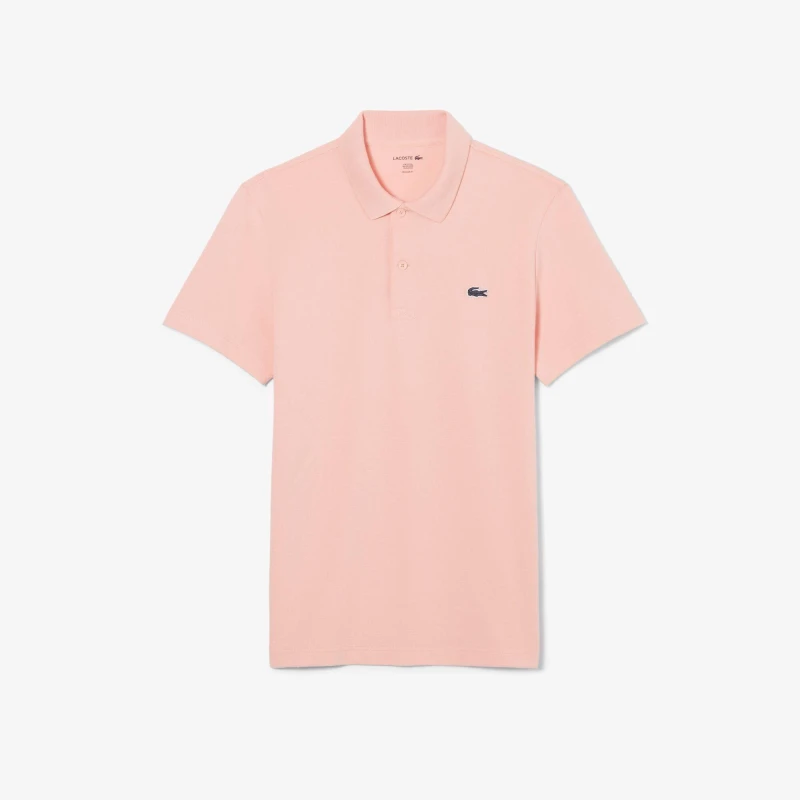Image of Lacoste Mens Regular Fit Short Sleeve Polo Shirt Pink UI2 male 2XL