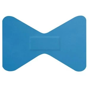 Image of Click Medical Hygioplast Detectable Fingertip Plasters Blue Pack of 50