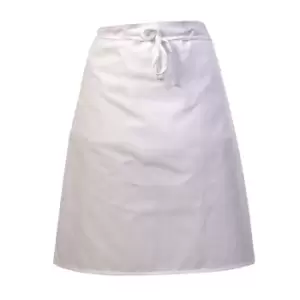 Image of BonChef 24" Waist Apron (One Size) (White)