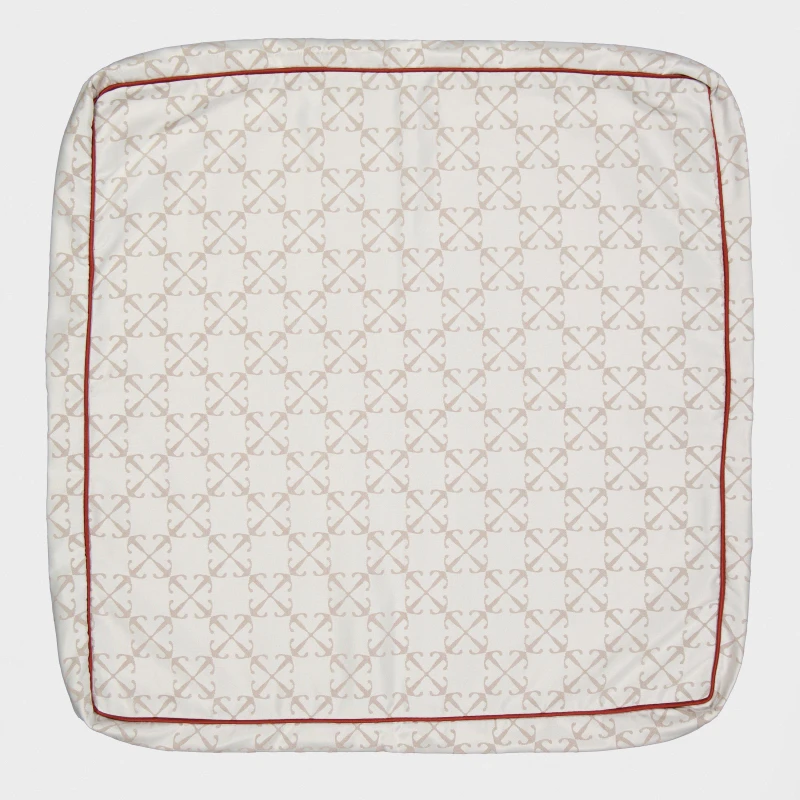 Image of Off White Cushions for Adults Beige/Red unisex One Size
