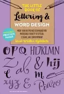 Image of little book of lettering and word design more than 50 tips and techniques f