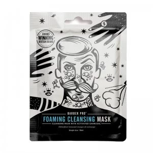 image of BARBER PRO Foaming Cleansing Mask With Activated Charcoal