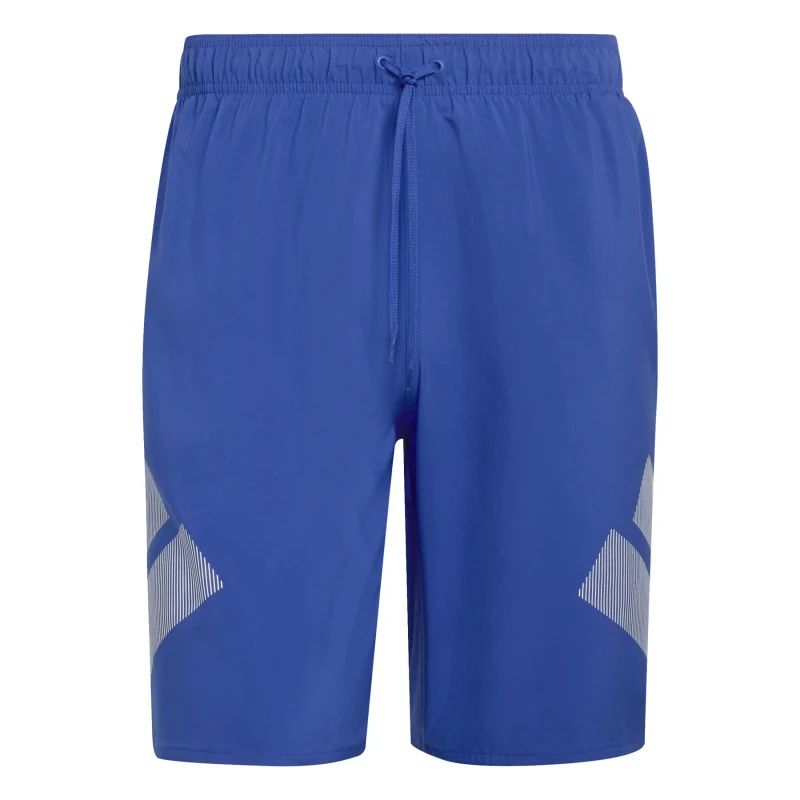 Image of Swim shorts adidas Big Bars Logo 8" Bleu Male 2XL