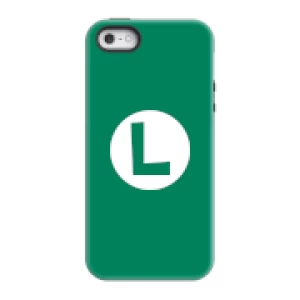 image of Nintendo Super Mario Luigi Logo Phone Case - iPhone 5/5s - Tough Case - Gloss