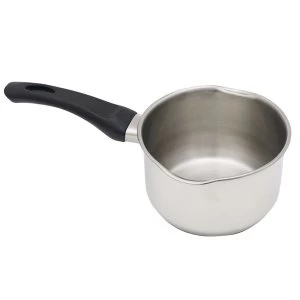 image of Robert Dyas Stainless-Steel 14cm Lipped Milk Pan