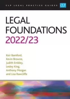Image of Legal foundations 2022/23 - Keir Bamford - Paperback - Used