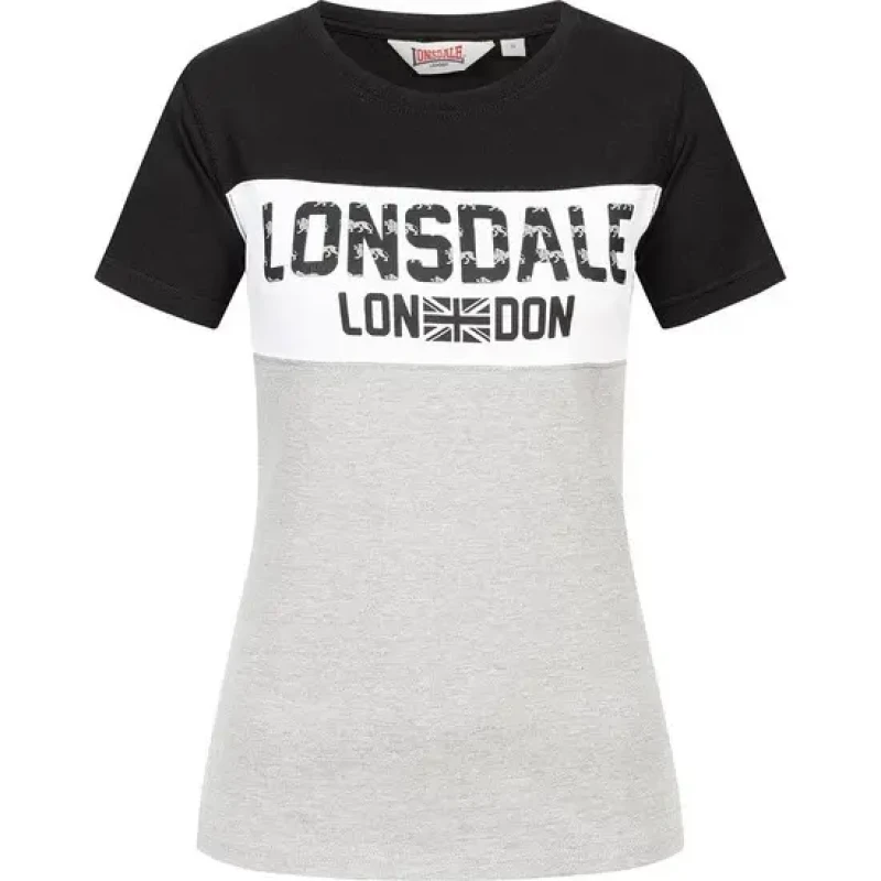 Image of Lonsdale Womens T-Shirt Lonsdale Tulse Noir Female 3XL