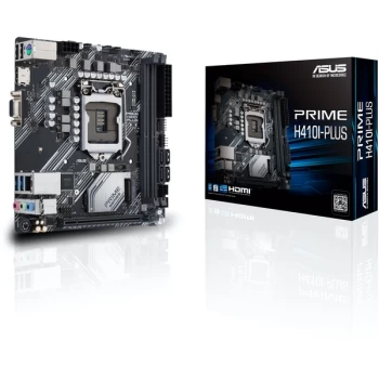 Image of Asus PRIME H410I-PLUS/CSM - Corporate Stable Model, Intel H410, 1200, Mini ITX, 2 DDR4, VGA, HDMI, M.2