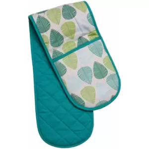 image of Premier Housewares - Green Leaf Double Oven Glove