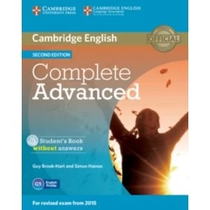 Image of Complete Advanced Student's Book without Answers with CD-ROM by Guy Brook-Hart, Simon Haines (Mixed media product, 2014)
