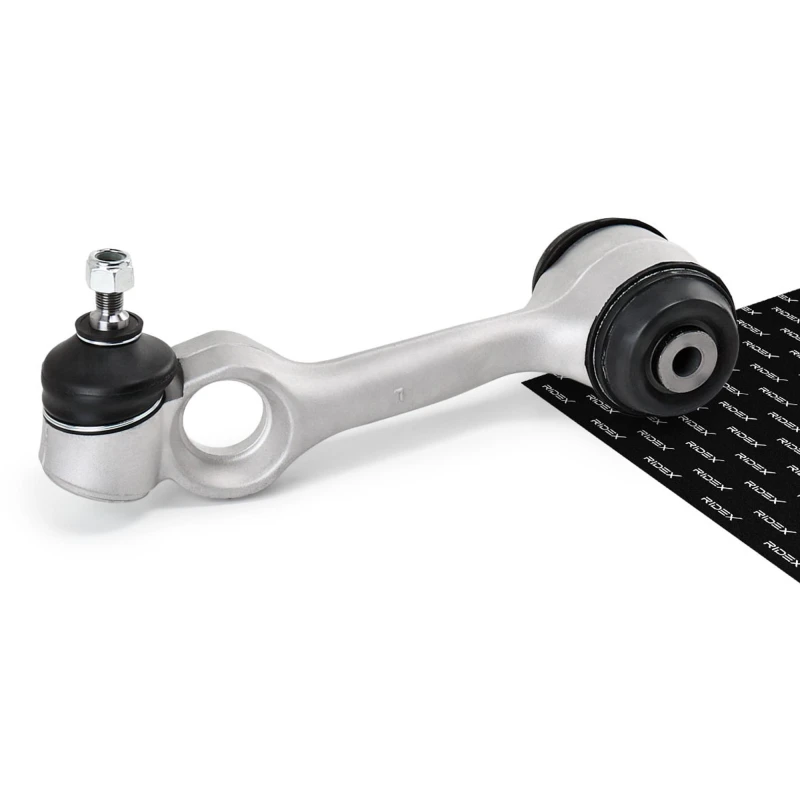 Image of RIDEX 273C0309 Suspension arm Control Arm, Aluminium, Front Axle Left, with rubber mount Aluminium Track Control Arm (273)