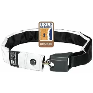 Image of Hiplok Lite Wearable Chain Lock 6Mm X 75Cm - Waist 24-44 Inches (Bronze Sold Secure) High Visibility: Hi-Viz 6Mm X 75Cm - Hllt1Sb