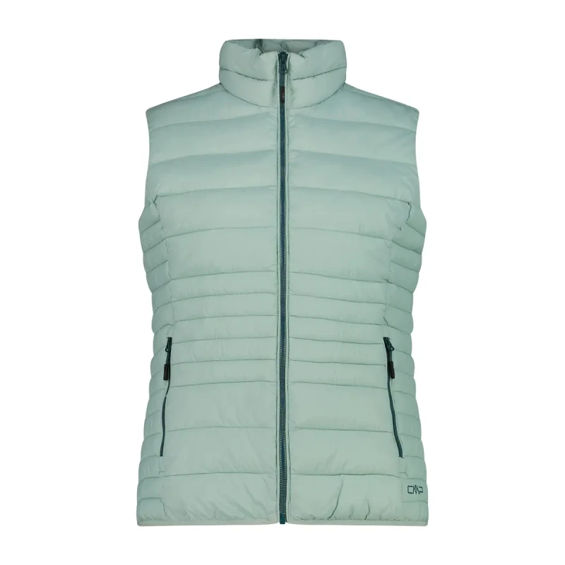 Image of CMP Sleeveless zip-up Sorona puffer jacket For Her CMP Vert Female XS