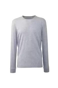 Image of Marl Long-Sleeved T-Shirt