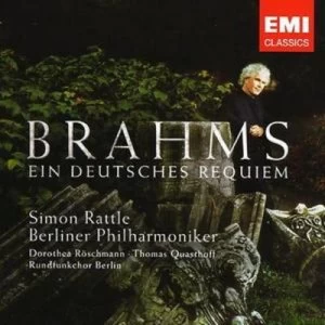 Image of German Requiem A Berliner Philharmoniker by Sir Simon Rattle CD Album