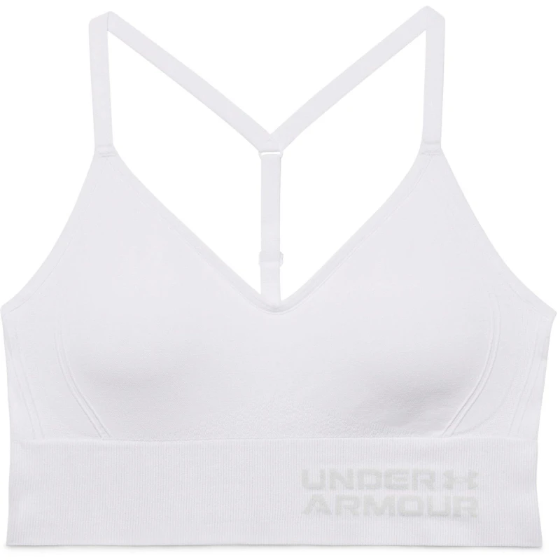 Image of Under Armour Seamless Sports Bra - White White 10