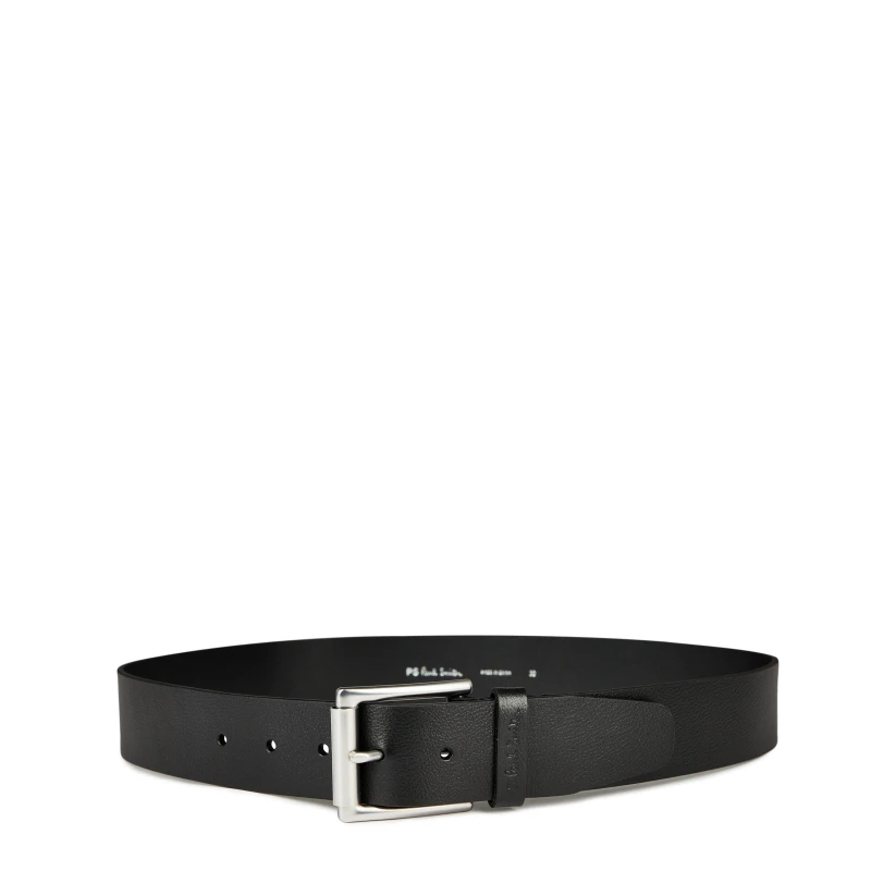 Image of Paul Smith Keeper Leather Belt - Black 80