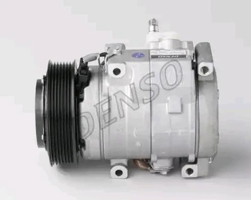 Image of DENSO DCP50085 AC Compressor ND-8, Refrigerant: R134a, with magnetic clutch Compressor,air conditioning (447)