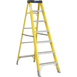 image of Sealey Trade Fibreglass Step Ladder 6