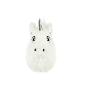 Image of Slumberzzz Womens/Ladies 3D Unicorn Slippers (UK 5-6) (White)