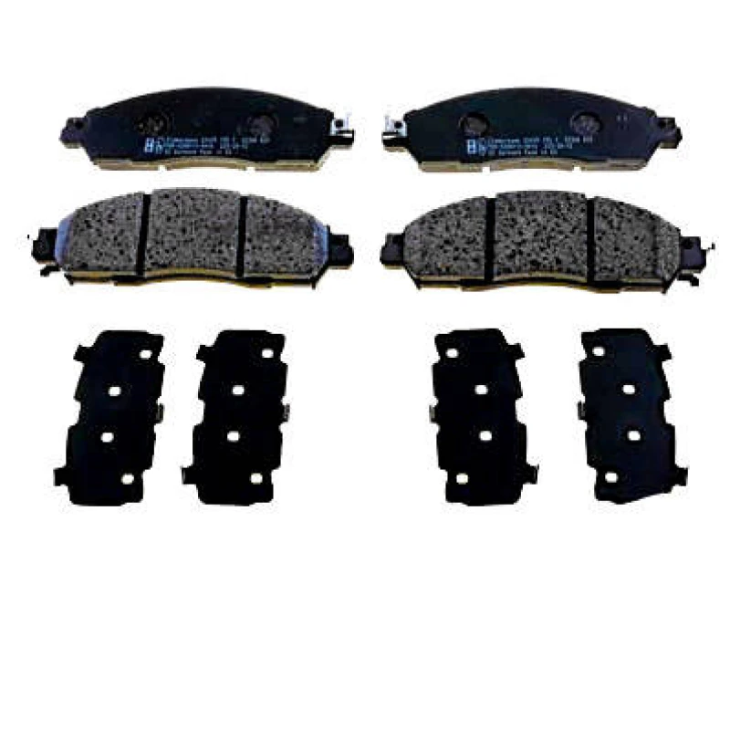 Image of ZIMMERMANN 22439.155.1 Brake pad set Front Axle, with acoustic wear warning, Photo corresponds to scope of supply Brake Pad Set,disc brake (402)