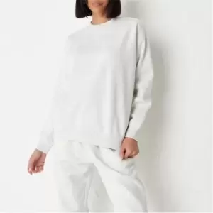Image of Missguided Brushed Back Sweatshirt - Grey