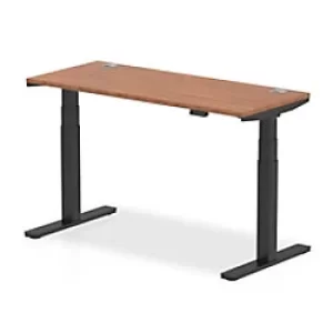 image of Dynamic Ergonomic Desk Impulse HASCP126BWNT Rectangular MFC 1800 mm x 800 mm x 730 mm Grey Oak