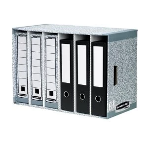 image of Bankers Box by Fellowes System A4Foolscap File Store Module Pack of 5