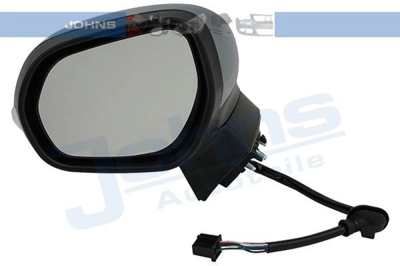 Image of Wing mirror JOHNS 33 01 37-21