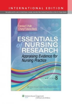 Image of Essentials of Nursing Research by Denise F. Polit Book