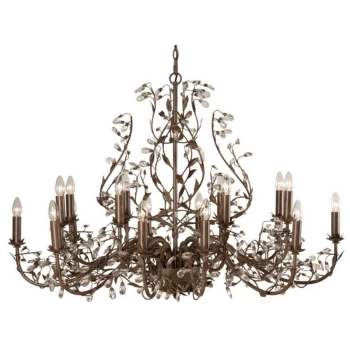 Linea Verdace Lighting - Linea Verdace Michelan Multi Arm Chandeliers Rust