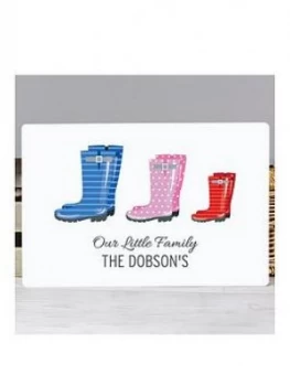 Image of Personalised Family Wellies Print