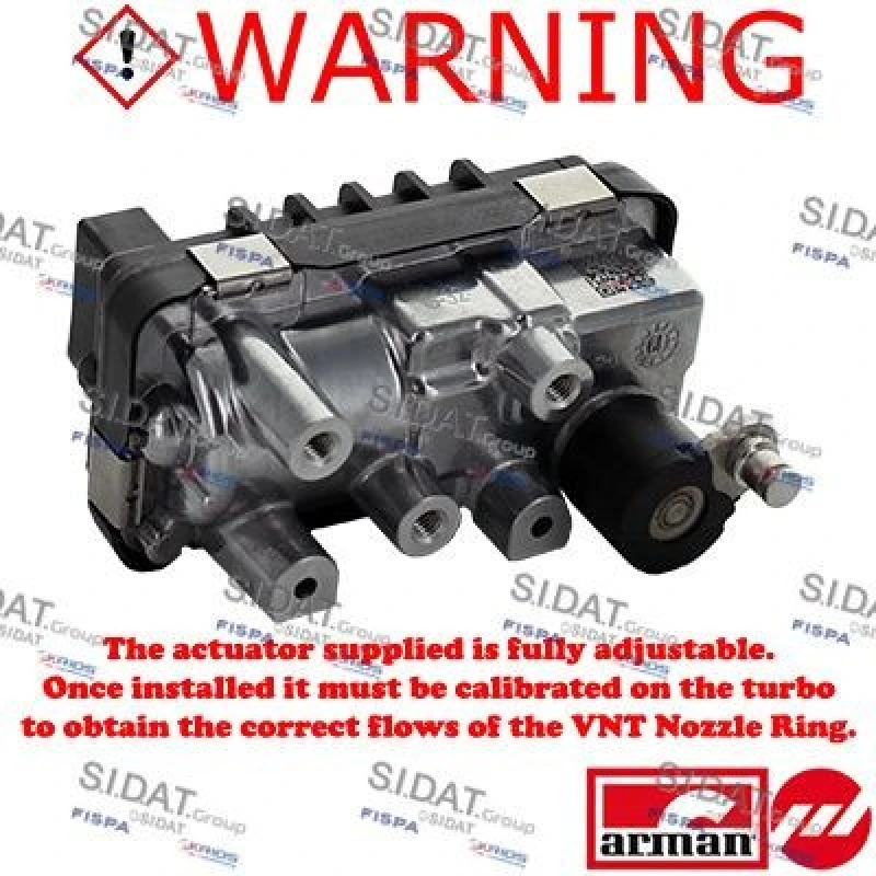 Image of FISPA Actuator, turbocharger FISPA 48.1075AS