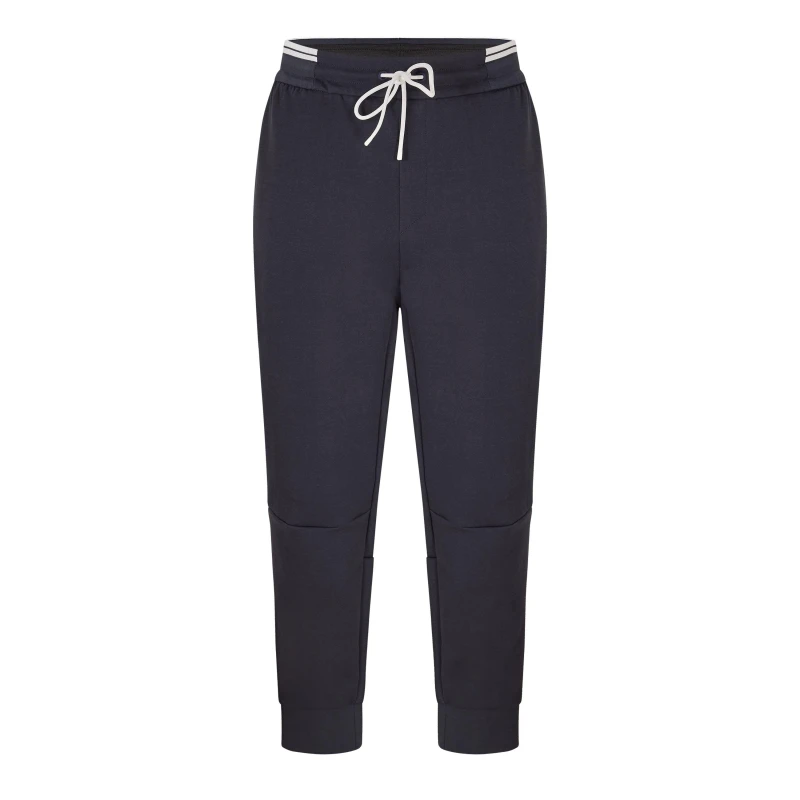 Image of Boss Mens HBG Zone Jog Soft Cotton-Blend Jogging Bottoms Closed Hem Fleece Jogging Bottoms S Blue 48257418350