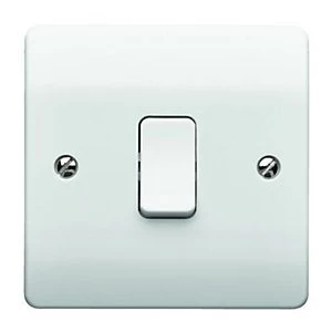 Image of MK K4870RPWHI 10A Light Switch 1 Gang 1 Way