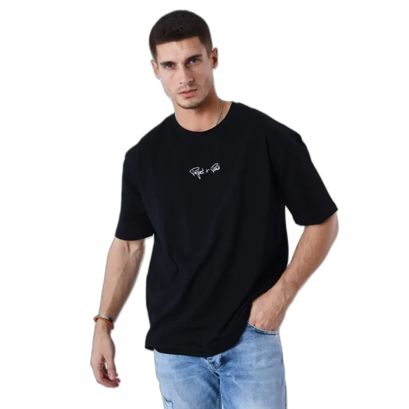 Image of Project X Paris Embroidered logo T-Shirt Project X Paris Noir Male S