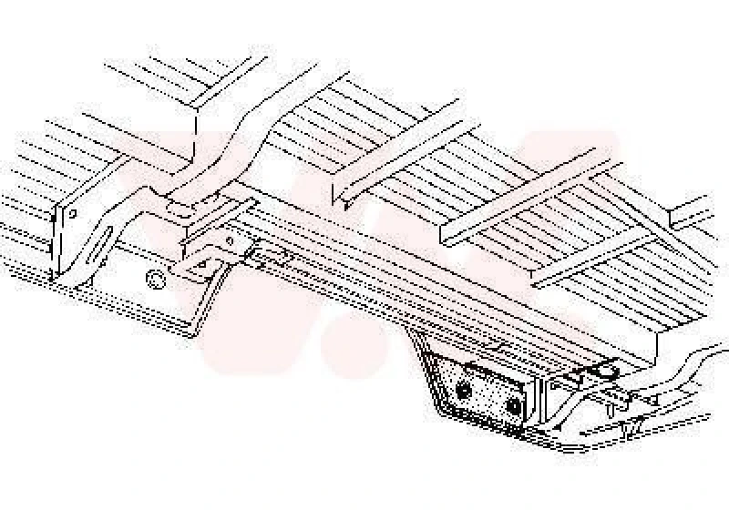 Image of VAN WEZEL Body Floor VAN WEZEL 3072343