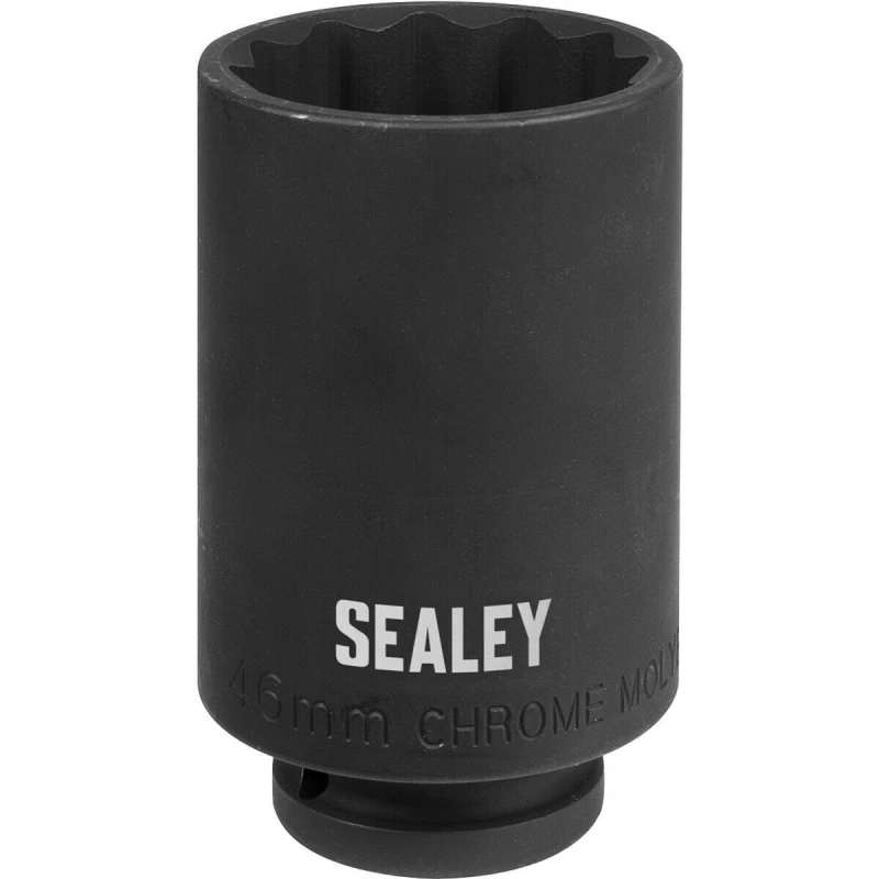 Image of Loops 46mm DEEP Impact Socket Bit - 12-Point Ball Joint - For Renault & Vauxhall Multi