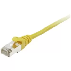 Image of Equip 605561 RJ45 Network cable, patch cable CAT 6 S/FTP 2m Yellow gold plated connectors