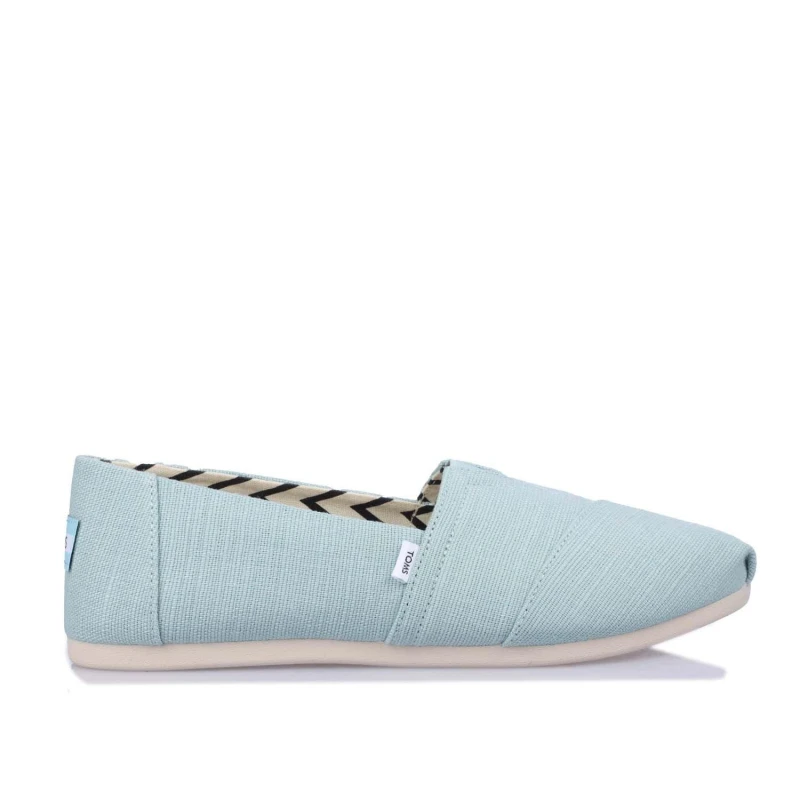 Image of Toms Alpargata Classic Espadrilles Slider Slippers UK 3 Green 01067515192