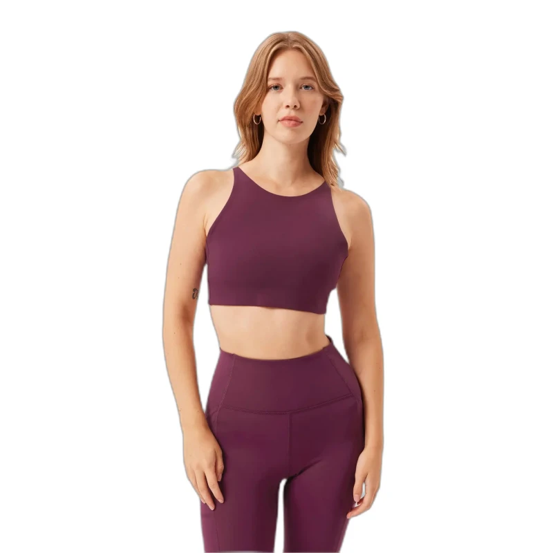 Image of Girlfriend Collective Sports bra Girlfriend Collective Topanga Violet Female XS