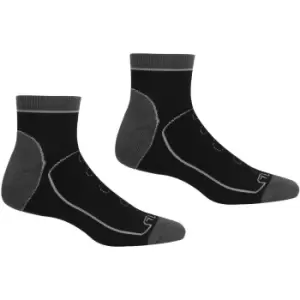 image of Regatta Mens Samaris Trail Padded Wicking Walking Socks UK Size 9-12