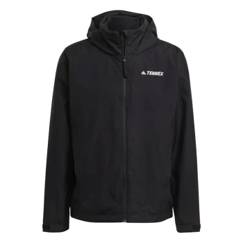 Image of adidas Terrex Multi RAIN. RDY Two-Layer Rain Jacket Mens - Black