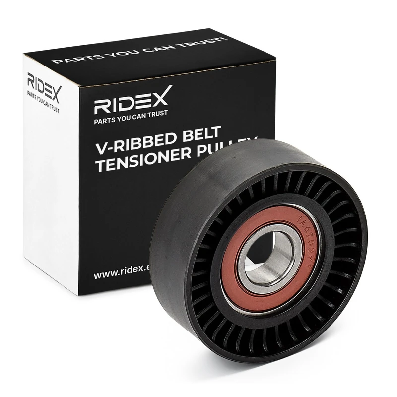 Image of RIDEX 310T1050 Tensioner Pulley Tensioner Pulley,v-ribbed belt (310)